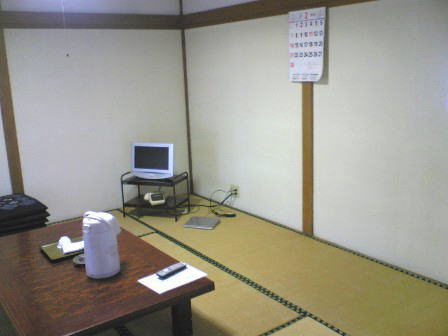 秋田県貝の沢温泉こぶしの間室内