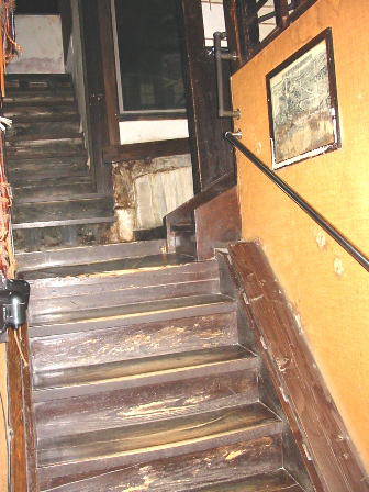 栃木　北温泉　階段