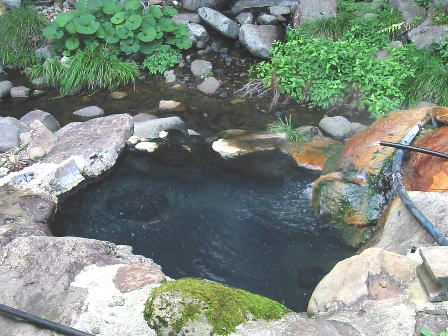 福島　中の湯　露天風呂