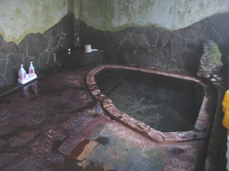 福島　不動湯　常盤の湯浴室内