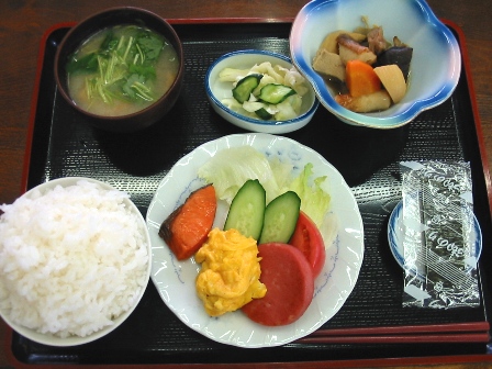 岩手　須川高原温泉旅館　３日目朝食