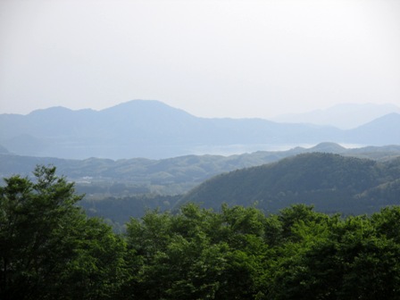 秋田　たつこ荘　さつきの間からの田沢湖の眺め