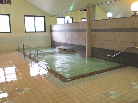 青森　後藤温泉客舎　共同浴場鶴の湯浴室