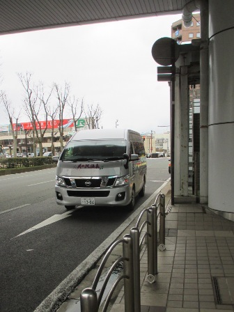 秋田県貝の沢温泉送迎バス