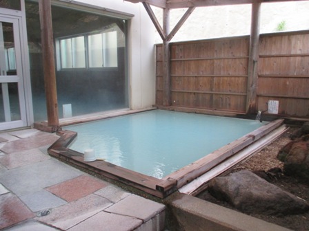 岩手　須川高原温泉旅館　大浴場露天風呂