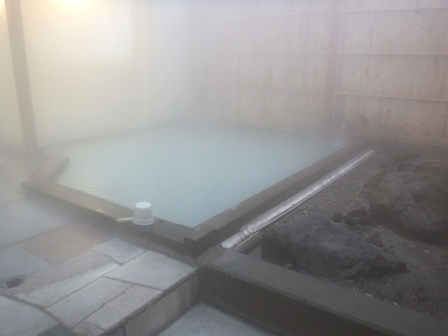 岩手　須川高原温泉旅館　男性大浴場露天風呂