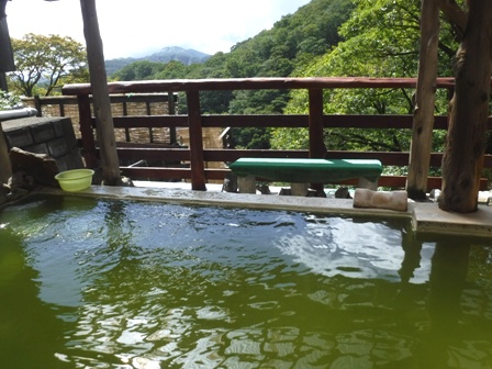 岩手　森山荘　翌朝露天