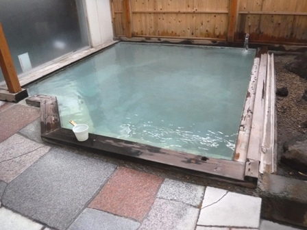 岩手　須川高原温泉旅館　男性大浴場露天