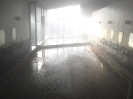 福島　岳の湯　男性浴室