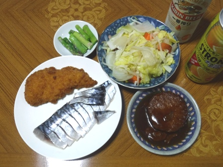 福島　岳の湯　夕食