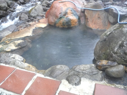 福島　中の湯　露天風呂