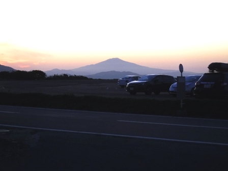 岩手　須川高原温泉旅館　鳥海山遠景