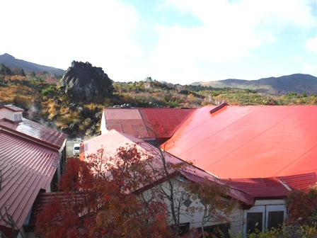 岩手　須川高原温泉旅館　部屋の眺め
