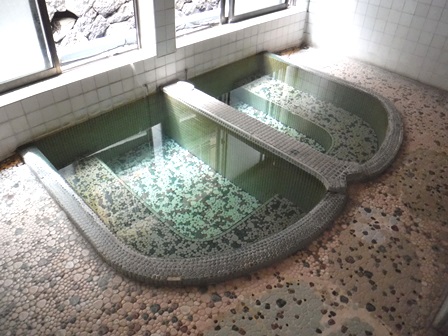 岩手　台温泉　水上旅館　浴槽