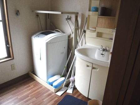 山形　民宿武蔵　脱衣所