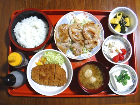 山形　民宿武蔵　夕食