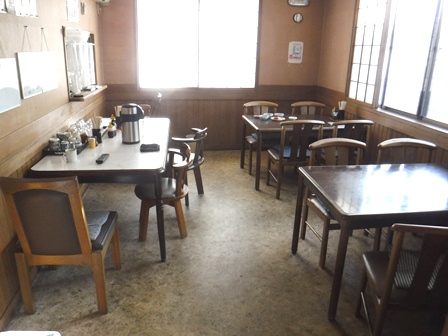山形　民宿武蔵　１階食堂