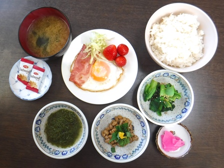 山形　民宿武蔵　朝食