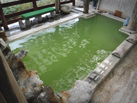 岩手　森山荘　露天風呂