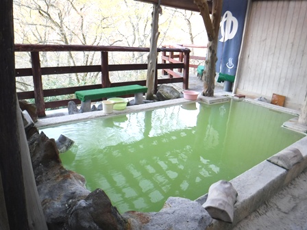 岩手　森山荘　露天風呂