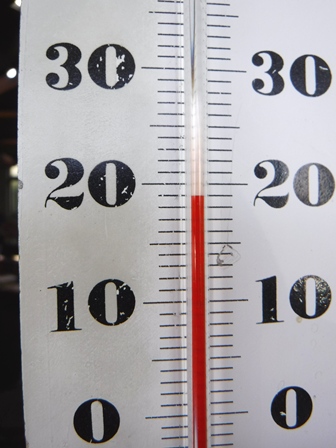 岩手　須川高原温泉旅館　外気温