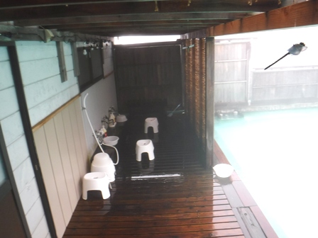 岩手　須川高原温泉旅館　大日湯洗い場