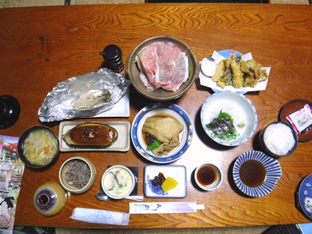 福島　平野屋　夕食
