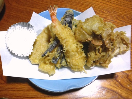 福島　平野屋　夕食天ぷら
