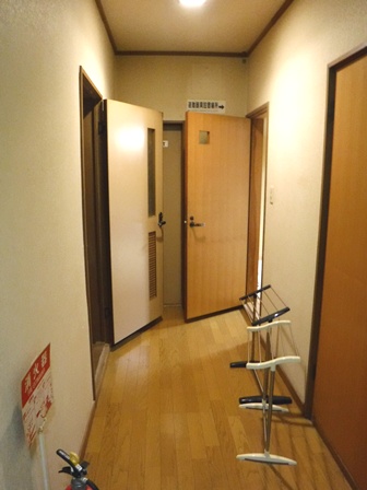 山形　民宿武蔵　２階廊下