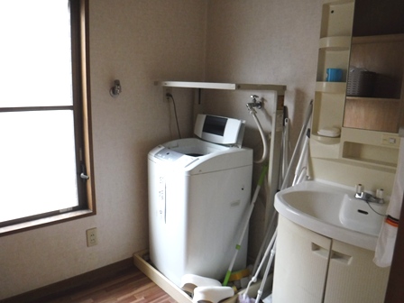 山形　民宿武蔵　洗面所