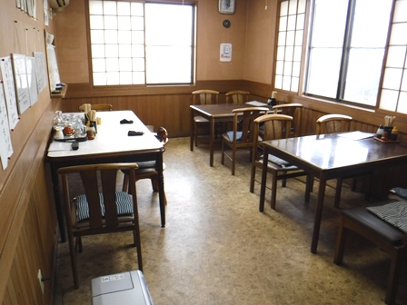 山形　民宿武蔵　食堂